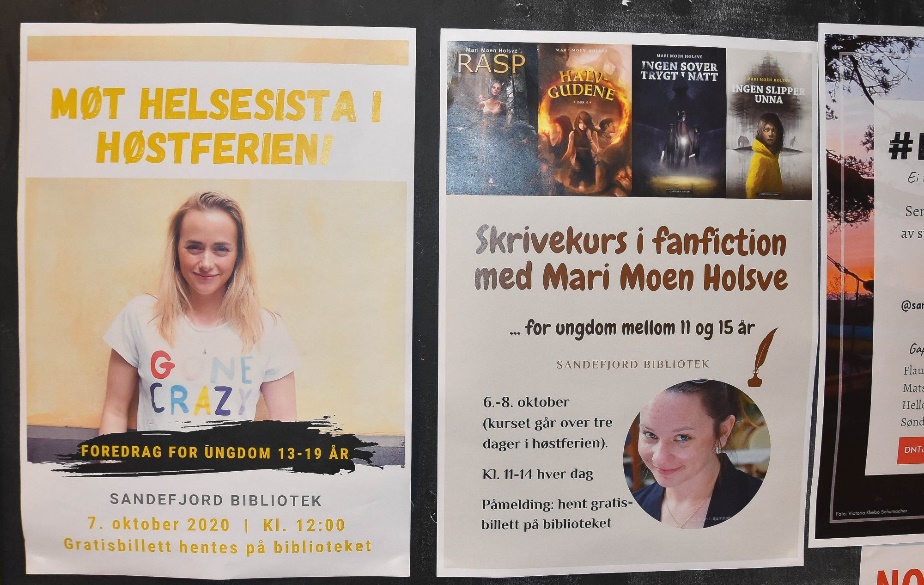 Høstferien uke 41 2020 biblioteket inviterer ungdommer